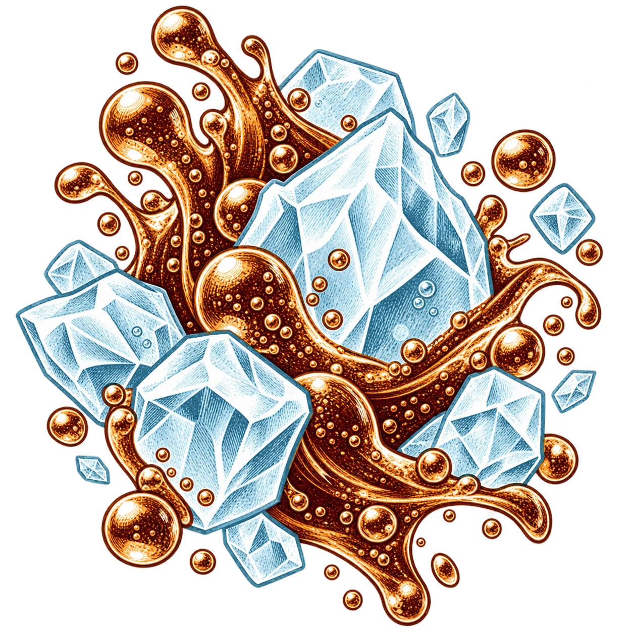 Flavour illustration for FUMOT 12K Cola Ice