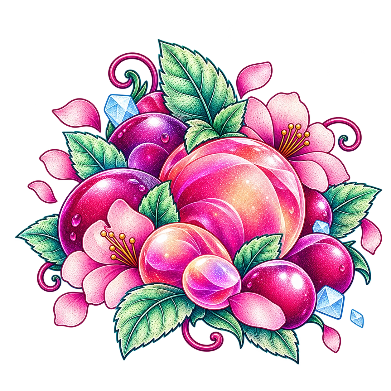 Flavour illustration for JNR Lila Kiss 60K Love 66