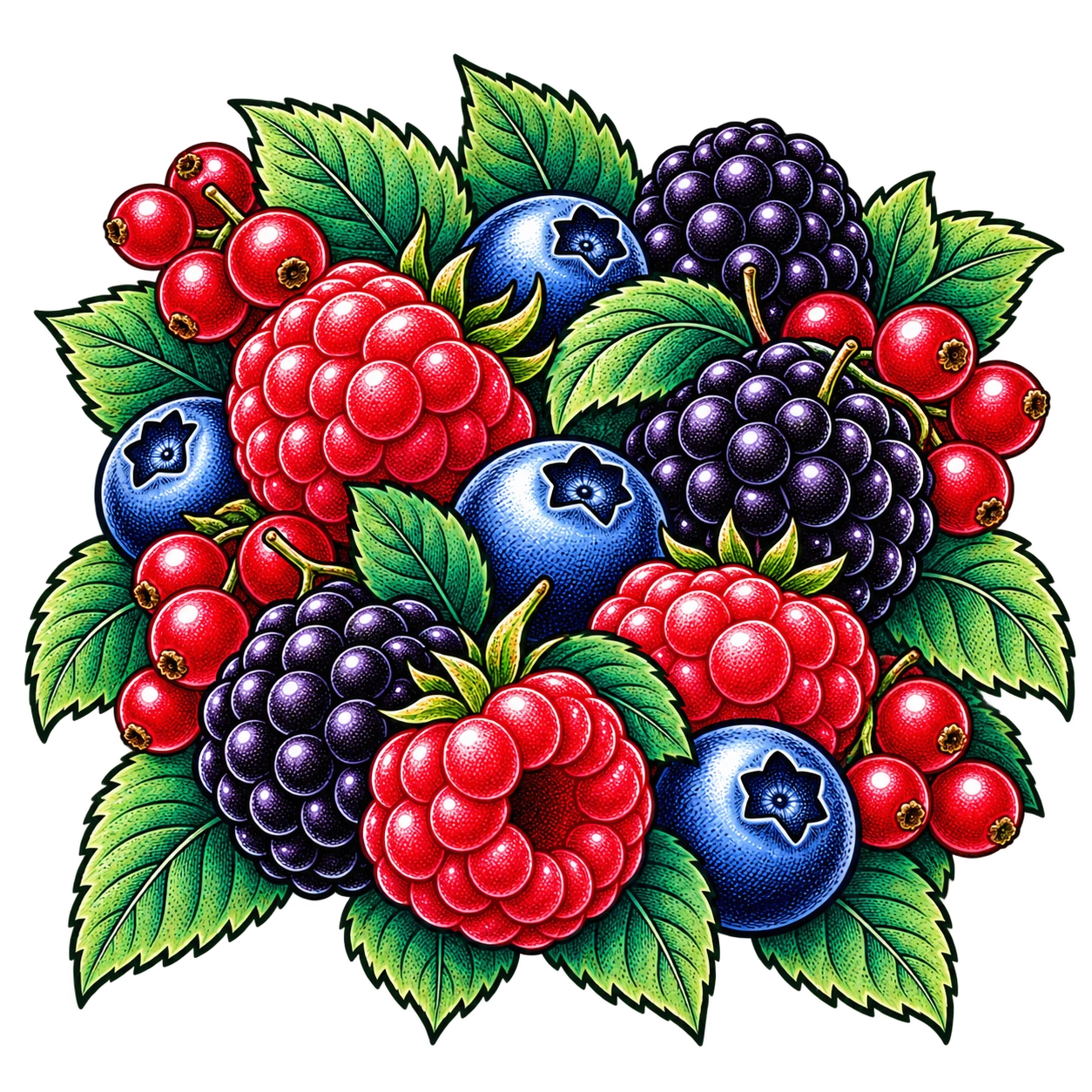 Flavour illustration for JNR Falcon-X 18K Mixed Berries