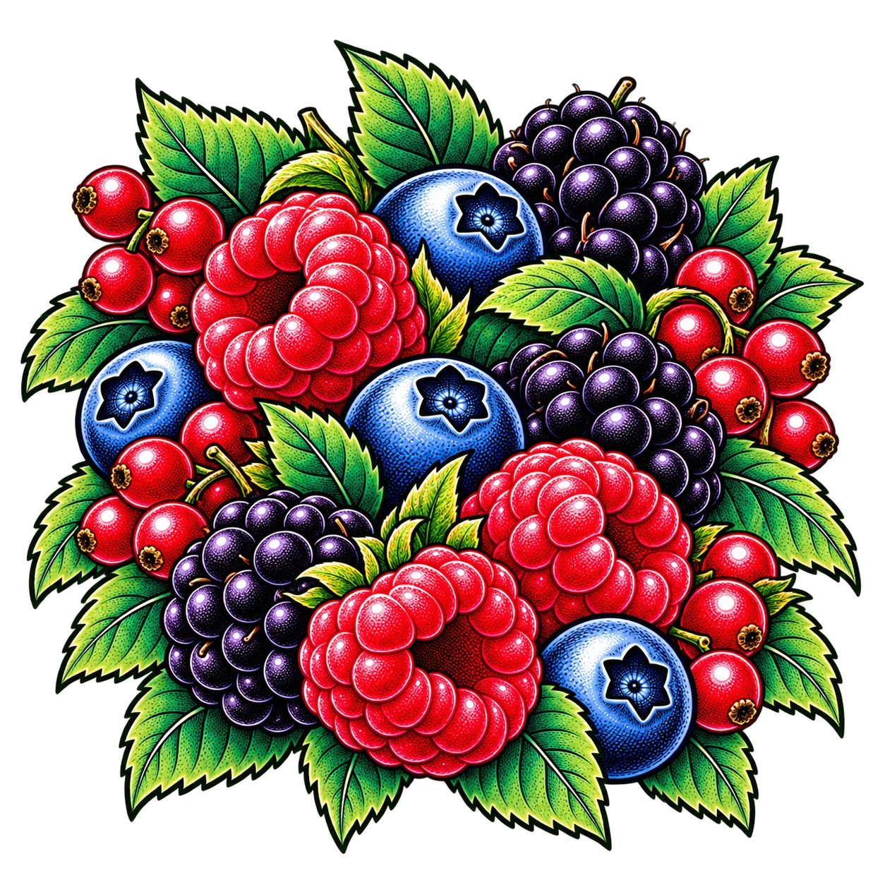 Flavour illustration for JNR Falcon-X 18K Berry Burst