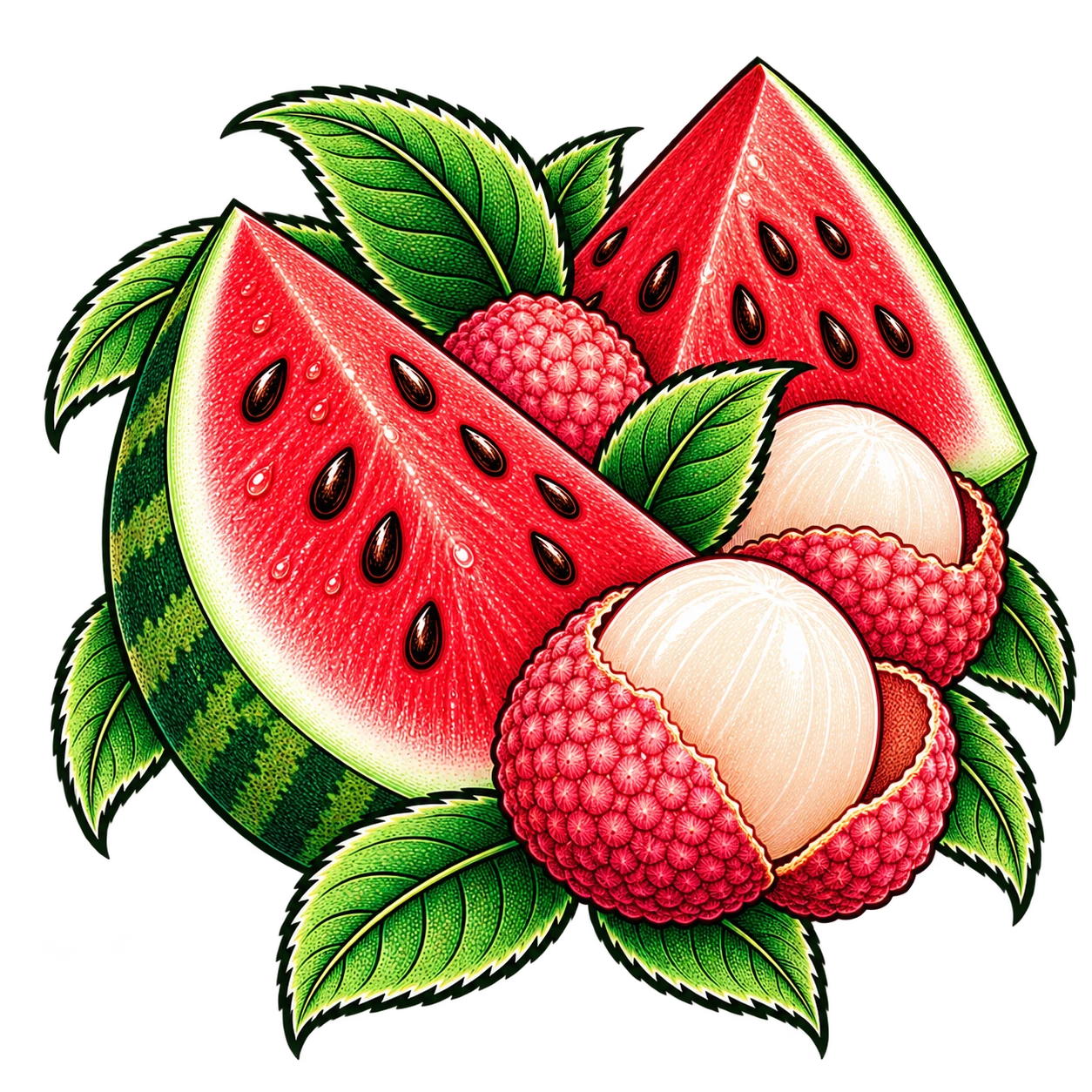 Flavour illustration for JNR Falcon-X 18K Watermelon Lychee