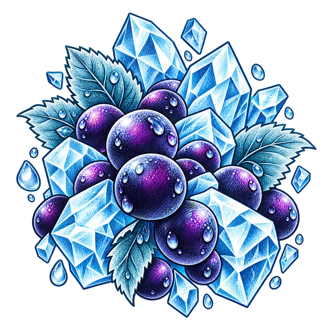 Flavour illustration for JNR Falcon-X 18K Black Ice