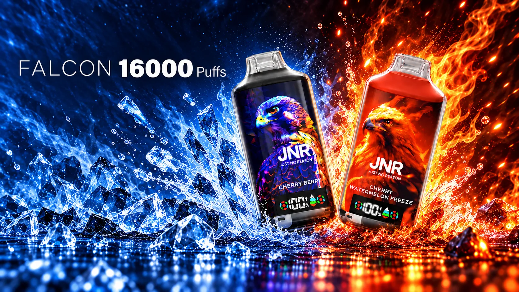Falcon 16000 Puffs promotional image