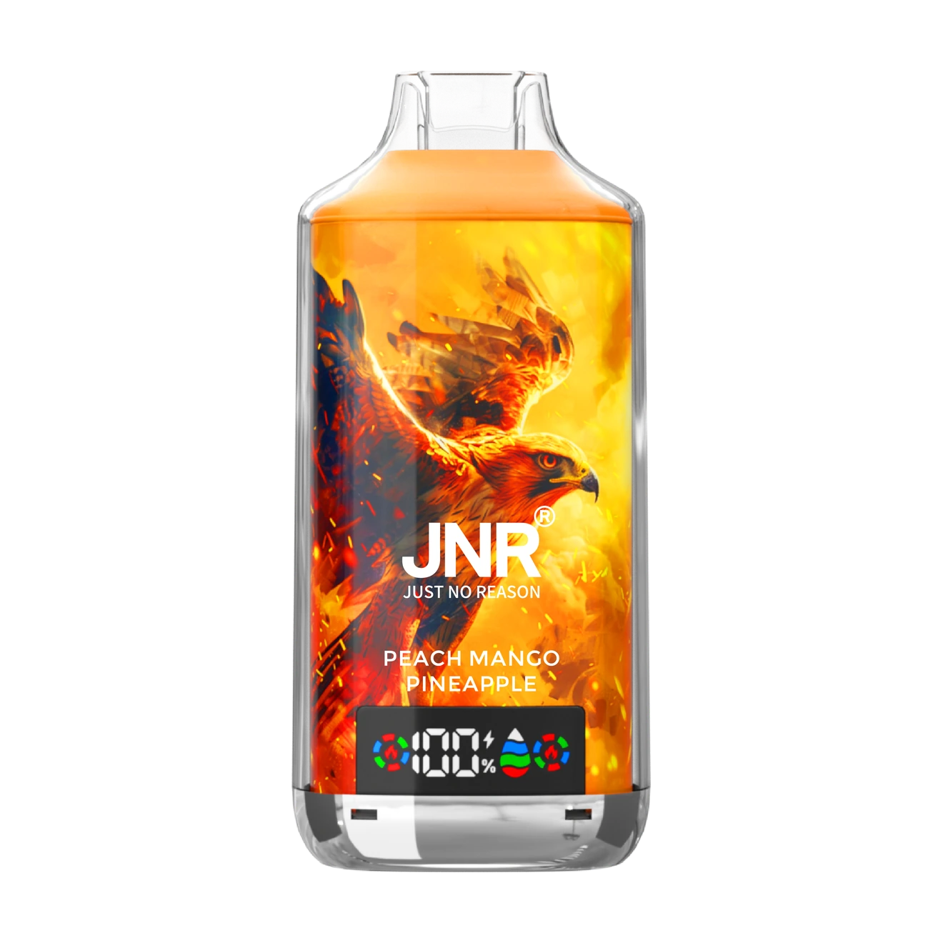 JNR falcon x 18k Peach Mango Pineapple disposable vape